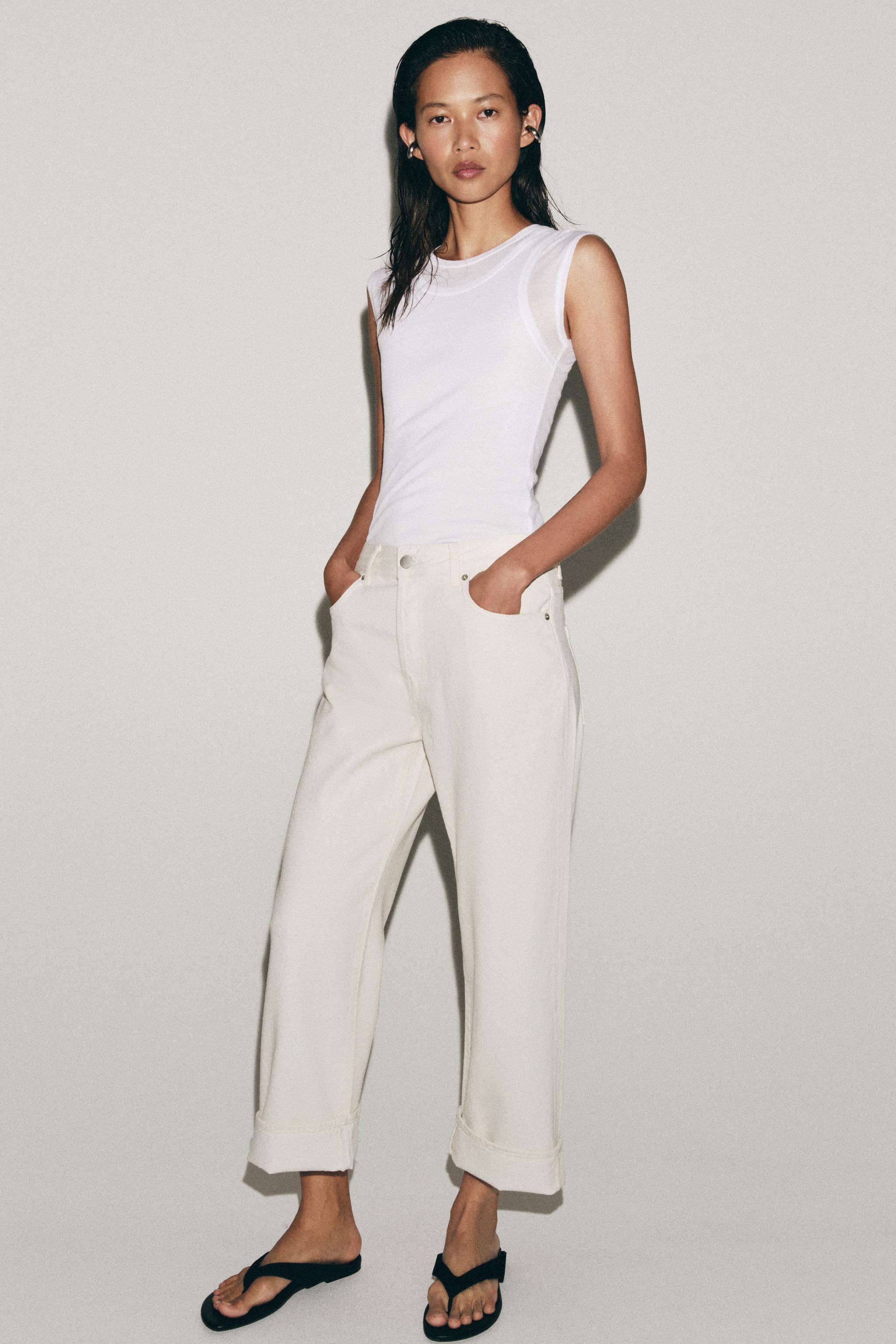 ZW COLLECTION LOW-RISE BAGGY JEANS